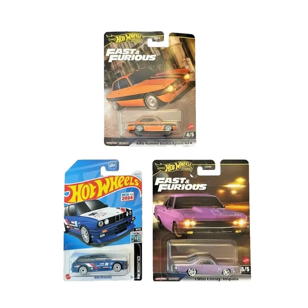 Hot Wheels Premium Fast & Furious Lot of 3 Alfa Romeo Impala BMW M3 New